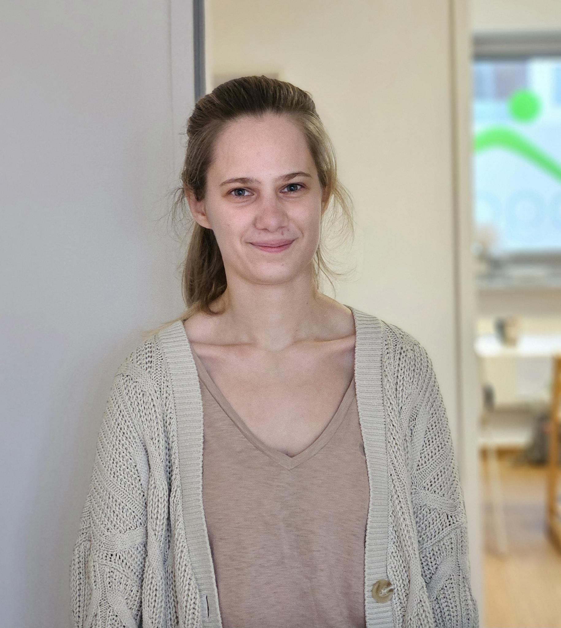 Teammitglied Kim in der Praxis Custers